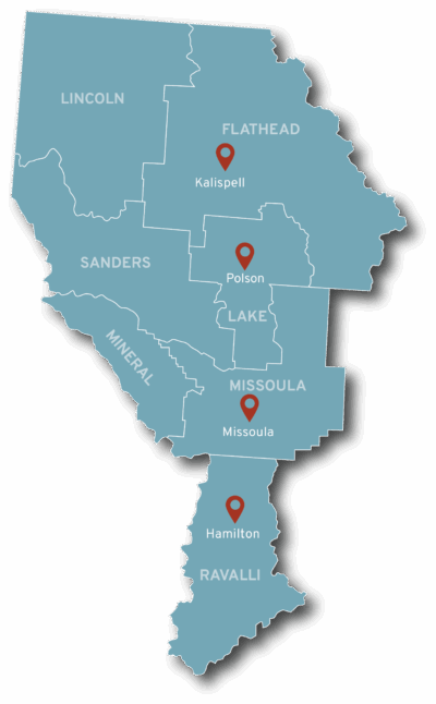 Summit Service Area Map
